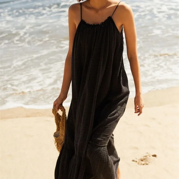 Anthropologie - The Malika Gauze Maxi Dress by Celandine - Picture 4 of 4